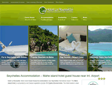 Tablet Screenshot of hotel-laroussette.com